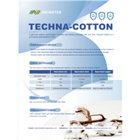 Anti-Bacterial &amp;amp; Virus Cotton Yarn TechNa-Cotton