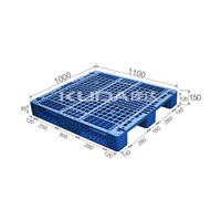 Warehouse Anti-Static 1110B WGCZ PLASTIC PALLET(BUILT-in STEEL TUBE) China Manufacturer Good Quality
