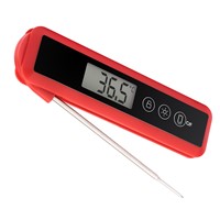 Folding Thermometer for Cooking, BBQ, Double Probe, Food Thermometer, Cooking Thermometer, Grill Therm