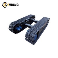 Customized 8 Ton Hydraulic Steel Crawler Track Chassis Undercarriage for Drilling Rig