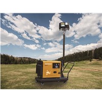 Portable LED Lighting Towers Powered by Gasoline Or Diesel Generator