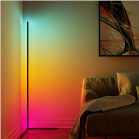 Modern Luxury Standing Bluetooth Control LED Tripod Shelf Corner Indoor RGB Floor Lamp Changing Atmosphere Light