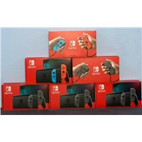 Nintendo Switch 32GB Console V2 with Neon Blue &amp; Neon Red Joy-Con
