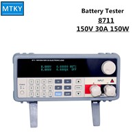 Programmable Digital 150V 30A 0.1mv 0.01mv 150W Battery Capacity Tester DC Electronic Load