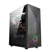 Glass PC Tower Computer Atx Gaming Case