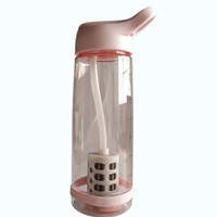 New BPA-Free Portable Plastic Water Bottle Charcoal Filter