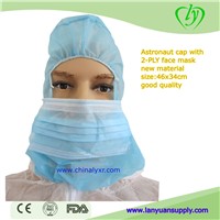 Disposable Hood Cap Astra Surgical Cover with Face Mask