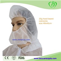LY White Disposable Surgeon's Hood Cover