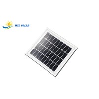 9V 2W Solar Panel, with High Efficiency PERC Solar Cell, Tempered Glass Laminated