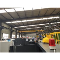 LDC Model 3 Ton Lower Headroom Single Girder Overhead Crane with MD Double Speed Electric Wire Rope Hoist