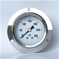 WESEN Technologies Pressure Gauge 63mm 160PSI All Stainless Steel with Front Flange 3 Hole
