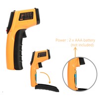 High Accuracy Handheld Non-Contact IR Infrared Thermometer Digital LCD Laser Industrial Measurement Surface Temperature