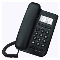 Corded Telephone Analog Phone with Phone Number Slip