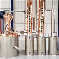 2000L Copper Distillation Tower Vodka Whisky Rum Gin Brandy Distillery Alcohol Distiller