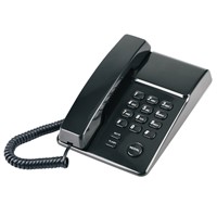 Office Phone Fixed Analog Telephone Set Shinny Surface