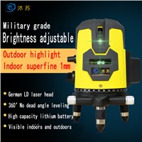 5lines Engineering Grade Green Laser Level High Precision Self Leveling (3 Degrees)