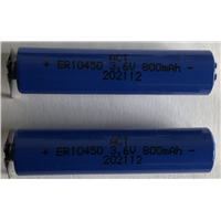 Lithium Battery, Lithium Thionyl Chloride Battery, ER Series, ER10450 AAA