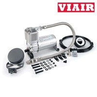 Viair 100C Silver Truck Mount Air Compressor for Special Vehicle & Train Horns - 12 Volt, 130 PSI