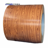 ZENWIN Wood Grain Color Aluminum Printing Board WOOD0106 for Facade Cladding
