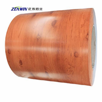 ZENWIN Wood Grain Color Aluminum Printing Board WOOD2502 for Facade Cladding