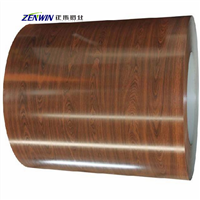 ZENWIN Wood Grain Color Aluminum Printing Board WOOD0103 for Facade Cladding