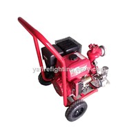 Emergency Mobile Centrifugal Fire Water Pump on Trolley