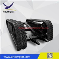 Triangle Crawer Rubber Track Undercarriage Chassis for Fire Fighting Robot Chassis from China YIKANG Company