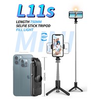 L11S Mini Fill Light Lamp Multi-Function Bluetooth Tripod Selfie Stick (Desktop Stand). with Bluetooth Remote Control