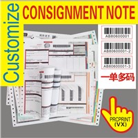 Cheep Price Custom NCR Carbonless Paper Bill Express Air Waybill Forms Printing For Courier