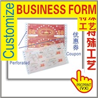 Professional Custom Logo Cheap Business Form 100% Virgin Wood Pulp Colorful Printing Carbonless Receipt