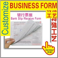 Popular Colors 65gsm Carbonless Paper Computer Form Or Business Bill Printing