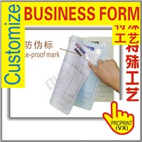 1-7plys Carbonless Continuous Computer Forms NCR Paper Plain Or with Business Forms Printing