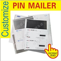 Pin Mailers for Bank ATM Card Pin Code Password Confidential Envelops