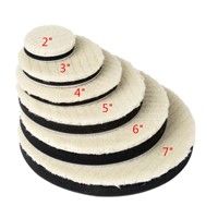 Wool Felt Polishing Pad Car Buffing Wax Round Wheel Disk Sheets for Car Cleaning Metals