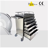 MRI 6 Drawer Emergency Cart for MR Room Use /for 1.5T Amd 3.0T MR Equipment