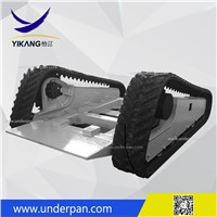 Custom Crawler Fire-Fighting Rubber Track Undercarriage for Robot Chassis from China YIKANG Company