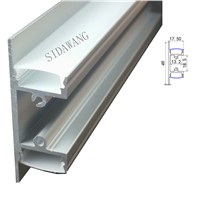 up/Down Indirect Lighting Wall Mount LED Strip Aluminum Channel Profile