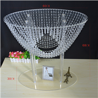 Acrylic Candle Holder Vase for Wedding Event Table Deocrative