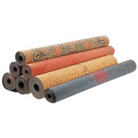 Wholesale Manufacturer Eco Friendly Tpe Cork Rubber Natural Cork Yoga Mat