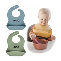Hot Sell Eco Friendly Bpa Free Easy Clean Waterproof Custom Logo Silicone Dishes Silicone Baby Feeding Set