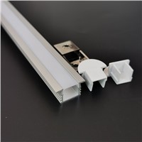 Competitive Price LED Linear Light Profile Recessed Mounting Aluminum LED Edge Lit Profile for Flexible Strip