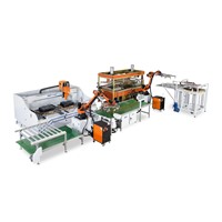 Rbt Fully Automatic Vacuum Foming, Punching & Cutting Machine with Robotic Loading & Unloading for ABS PC PP PE Lugg