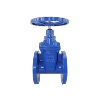 DIN 3352 F4 PN 16 Ductile Iron GGG50 Resilient Rubber Seated NON-Rising Stem Industrial Gate Valve