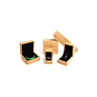 Wooden Jewelry Ring Box Necklace Box