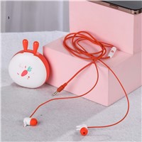 3.5mm Cute Earphone Multi Colors Wired Earphone with Microphone Suitale for Gifts