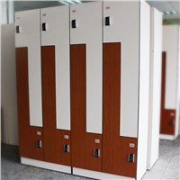 Changing Room RFID Lock 3 Tiers Storage Hpl Locker Cabinet with Good Price