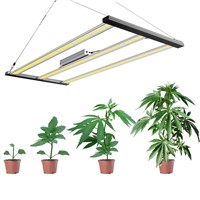 Hot Sale Customizable LM218B 240W Indoor Plant Grow Light Full Spectrum WiFi Controllable LED Grow Light Bar for Flowers