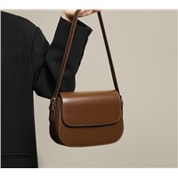 Bags New Women's Messenger Bag Leather High-End Sense Fashion All-Match Shoulder Underarm Tofu Bag