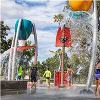 Cenchi Splash Park Children Sprinkler Fountain Jet Features Outdoor Spray Playground Water Play Equipment