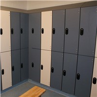 Grey 2 Tiers Gym Club HPL Compact Laminate Locker School Student Locker